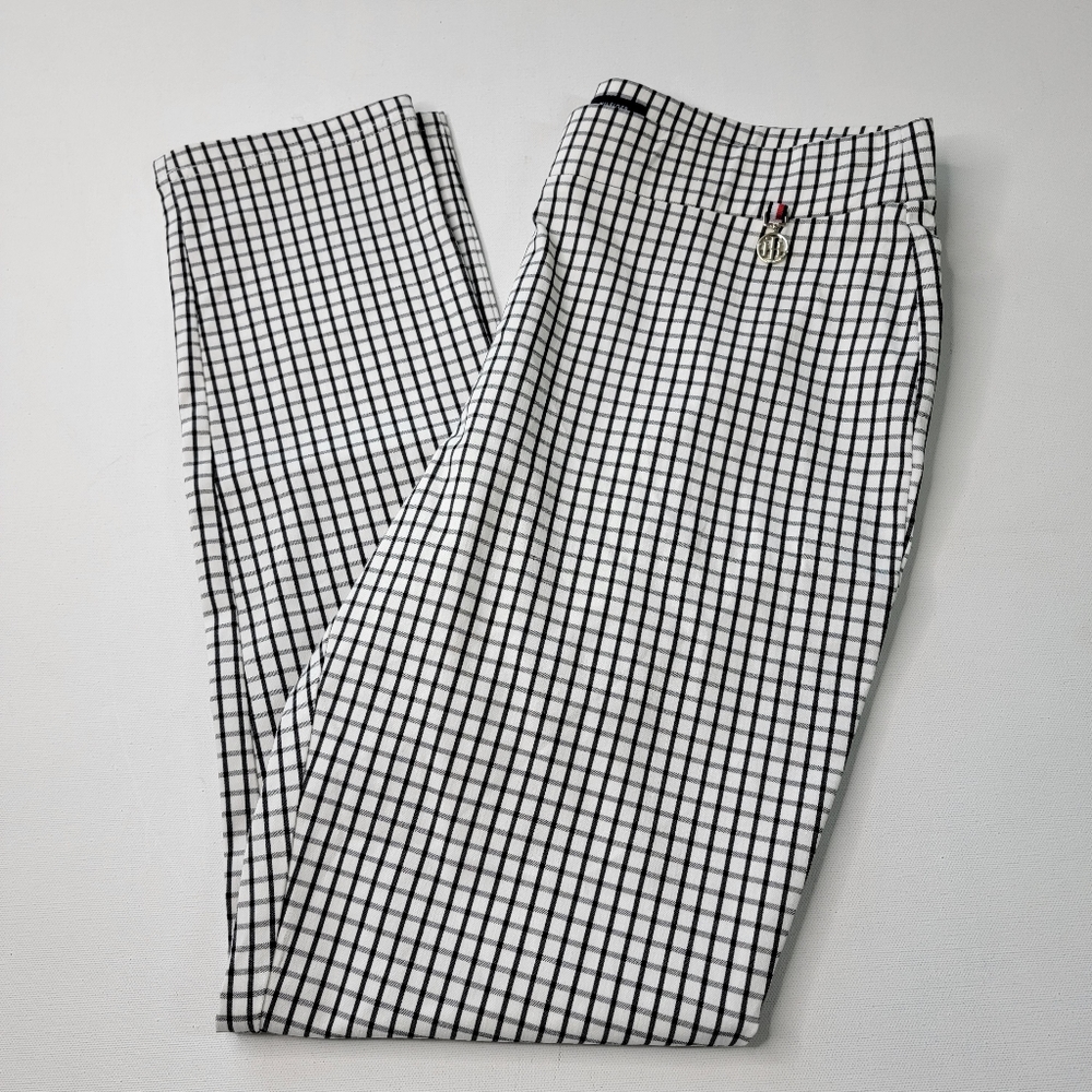 Tommy Hilfiger Women's Pull On Plaid Pants Size 12